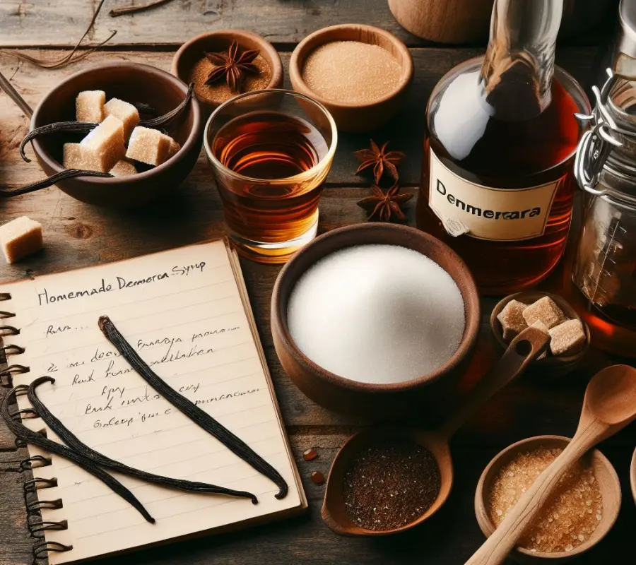 Demerara Syrup Recipe with Simple Ingredients