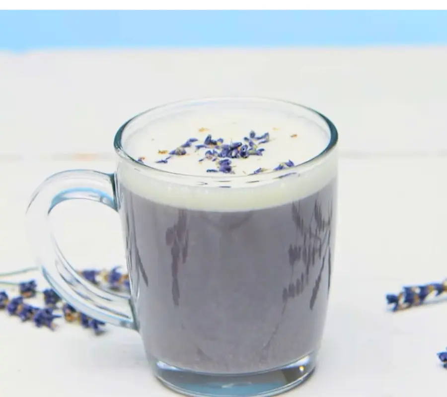 lavender latte Calories